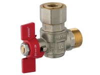 Ferro Rohový kulový kohout KFM1SGK, ke kotlům 1/2