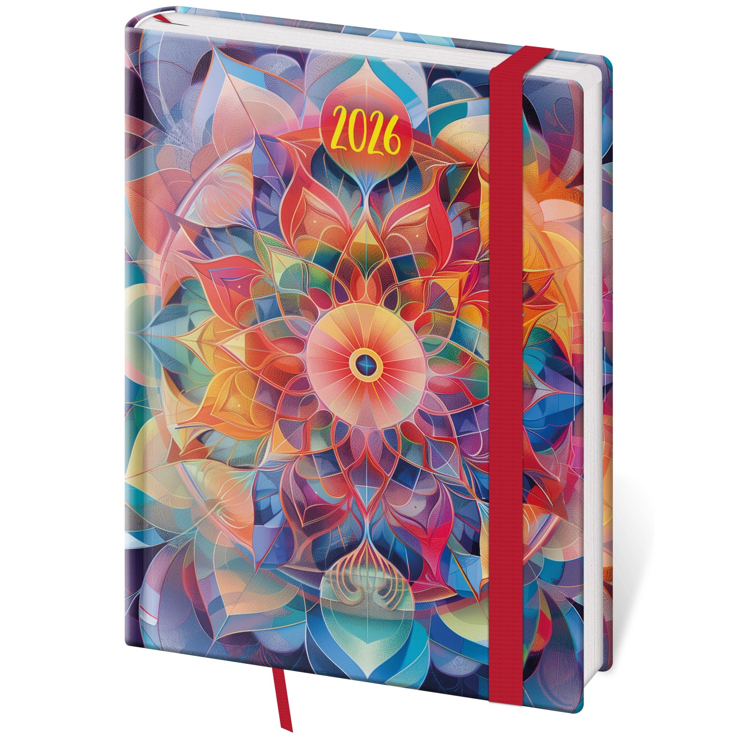 Týdenní diář 2026 B6 Vario Kaleidoscope s gumičkou - kniha z kategorie Zápisníky, kalendáře