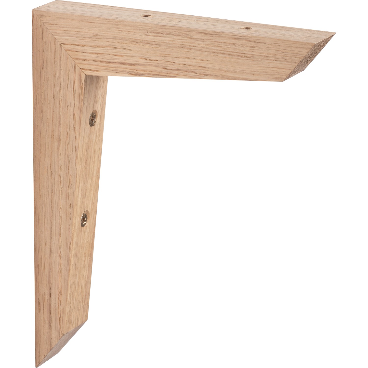 Dřevěná konzola dub 22,5 x 18 cm