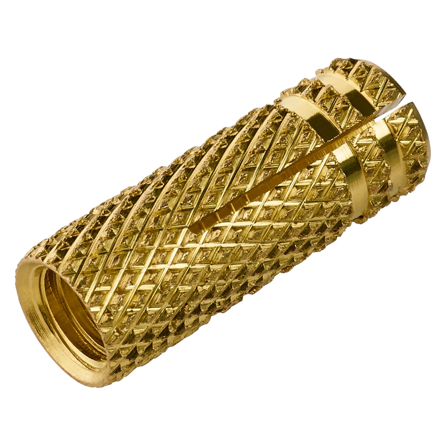 LUX-TOOLS Mosazná rozpěrná hmoždinka M6 x 22 mm, 4 ks