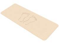 Kleine Wolke Protiskluzová podložka do vany Foot pískově béžová 36 x 72 cm