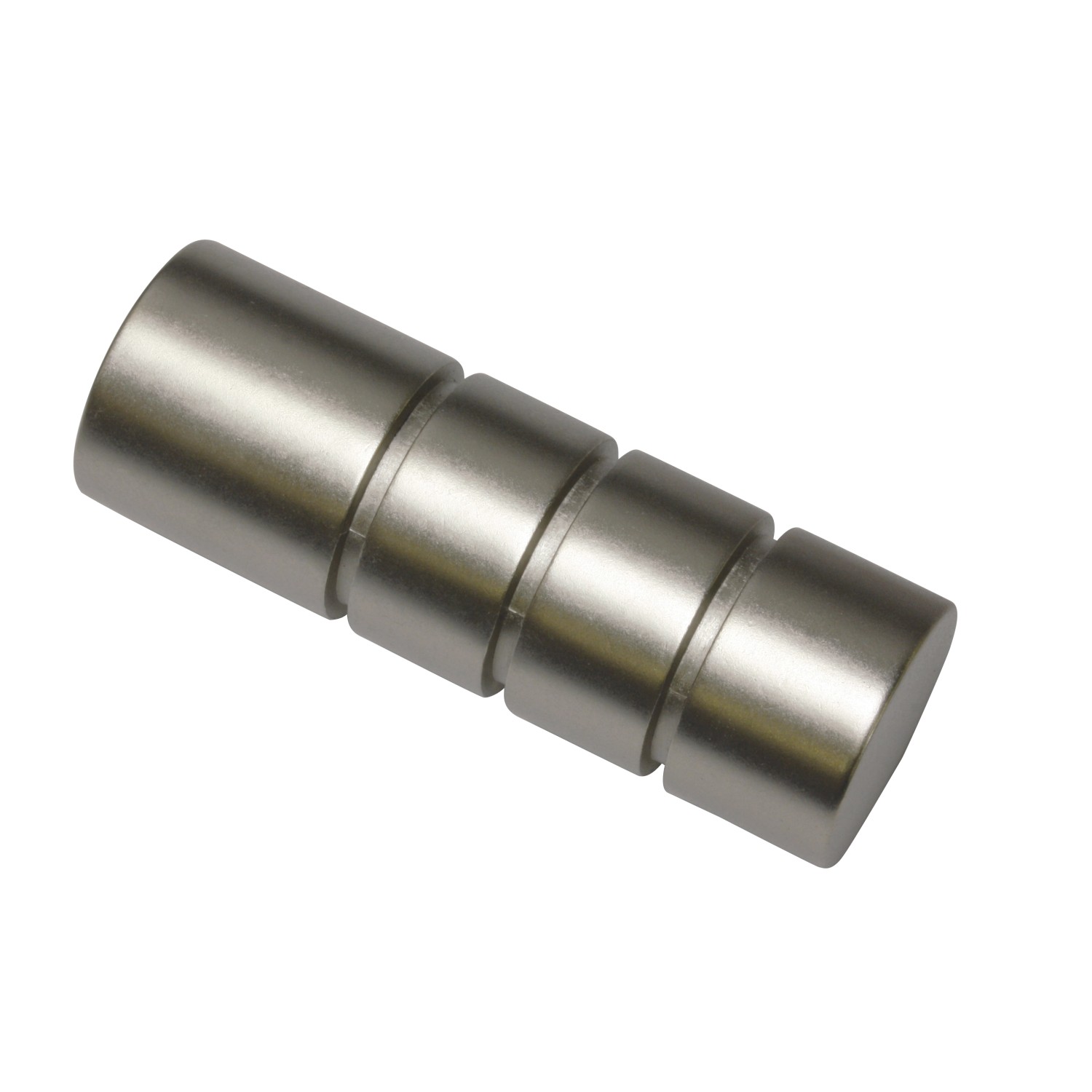 Gardinia Koncovka Europa Andra stříbrná satinovaná