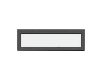 Weka Pevné okno pro dřevěný zahradní domek Batu, světle šedá, 150 x 45 cm