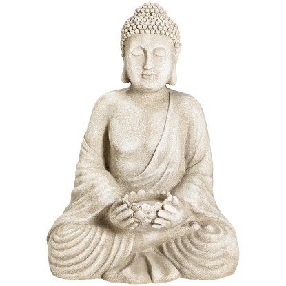 Dekorativní soška sedícího Buddhy 47 cm