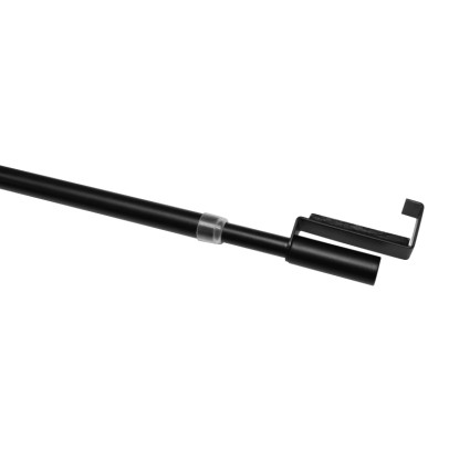 Gardinia Nastavitelná vitrážní tyč kovová černá matná pr. 7/9 mm, 40 - 60 cm