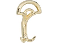 Siko Věšák na klobouky 1237 kov barva mosazi lesklý