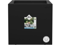 elho Květináč Vivo Next Quadrat černý, 30 x 29 x 30 cm