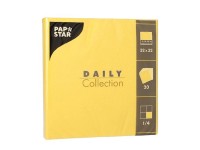 Papstár Ubrousky žluté 32 x 32 cm, 20 ks