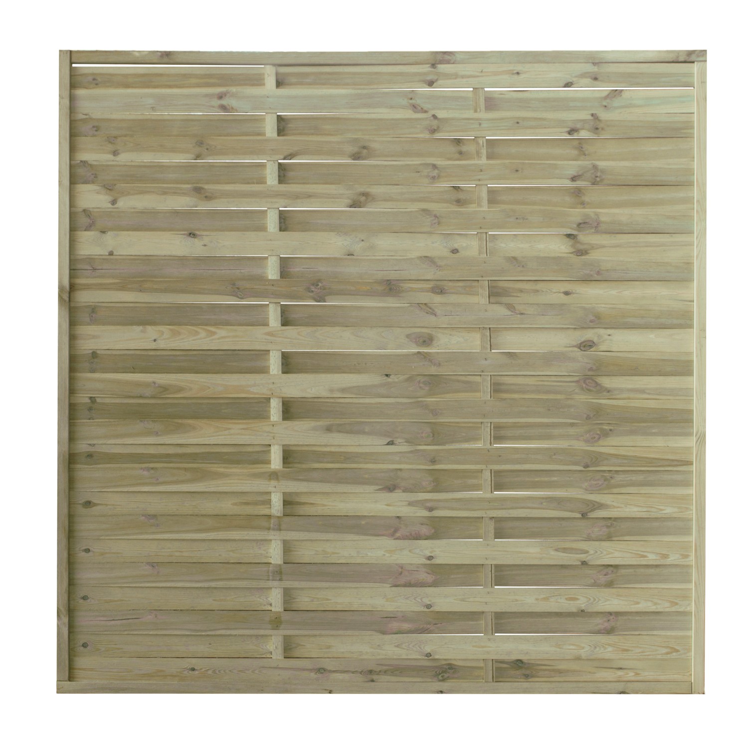 Stelmet Vyplétaný lamelový plot tlakově impregnovaný, KDI zelený, 180 x 180 cm