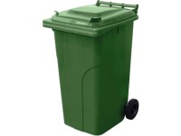 TBA Popelnice zelená, 240 l, 57,8 x 73,4 x 108 cm