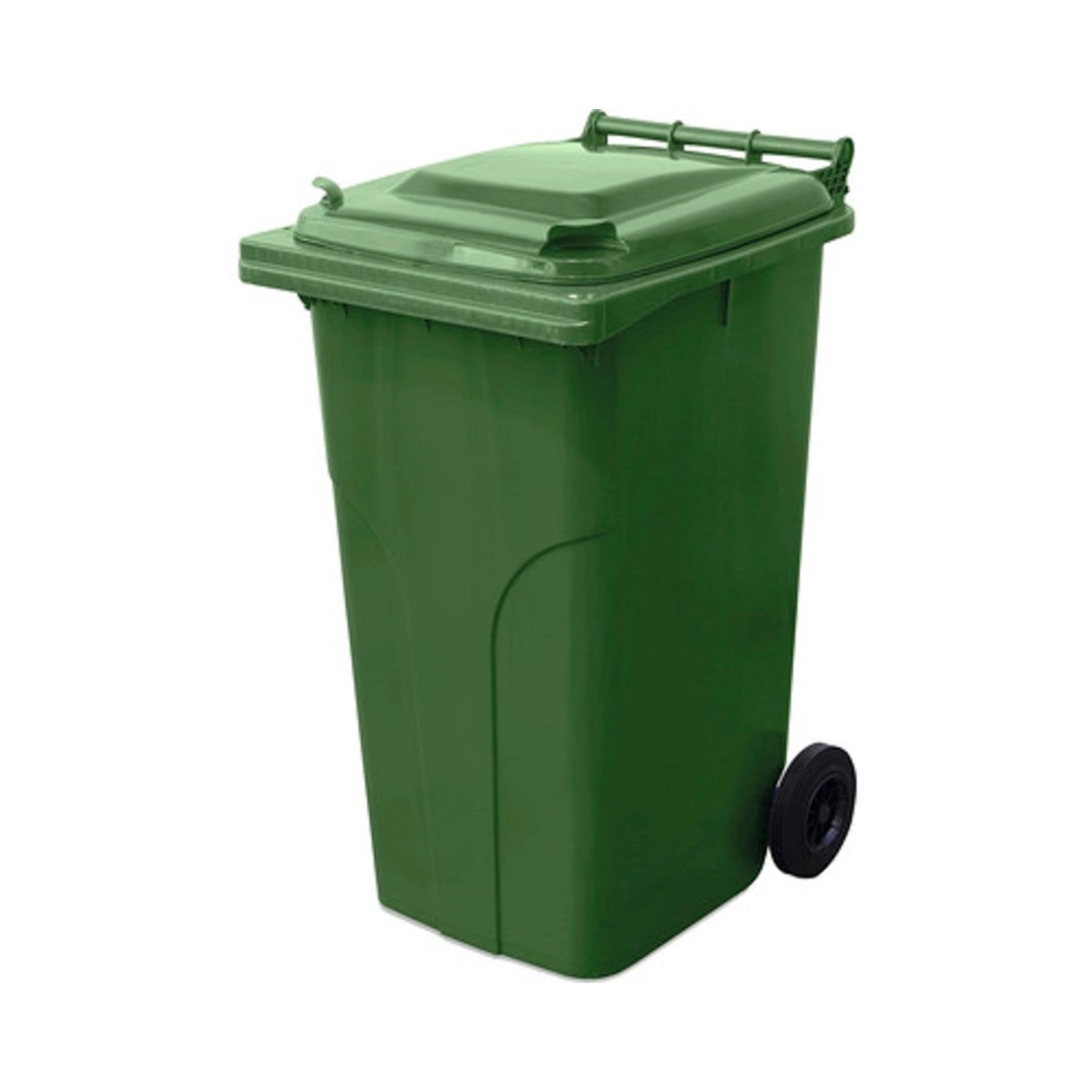 TBA Popelnice zelená, 240 l, 57,8 x 73,4 x 108 cm