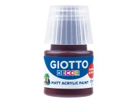 GIOTTO Akrylová barva Decor Acrylic MATT hnědá, 25 ml GIOTTO Akrylová barva Decor Acrylic MATT hnědá, 25 ml