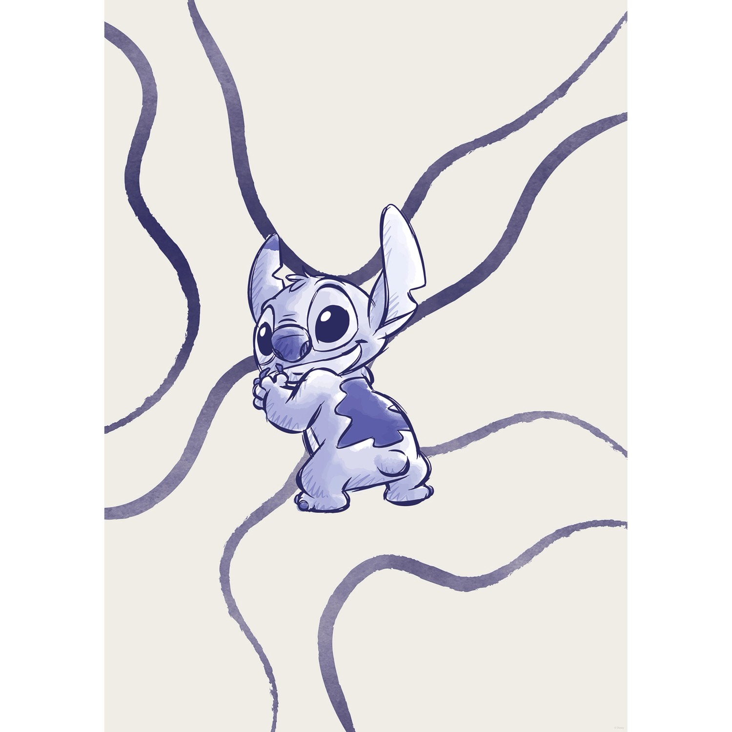 Komar Plakát Disney Lilo and Stitch Brave and Wild 50 x 70 cm