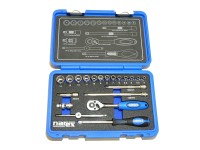 Narex 20-dílná sada hlavic a ovladačů 1/4 Narex 20-dílná sada hlavic a ovladačů 1/4