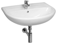 Jika Umyvadlo LYRA PLUS s 1 otvorem uprostřed, 600 x 490 x 195 mm Jika Umyvadlo LYRA PLUS s 1 otvorem uprostřed, 600 x 490 x 195 mm