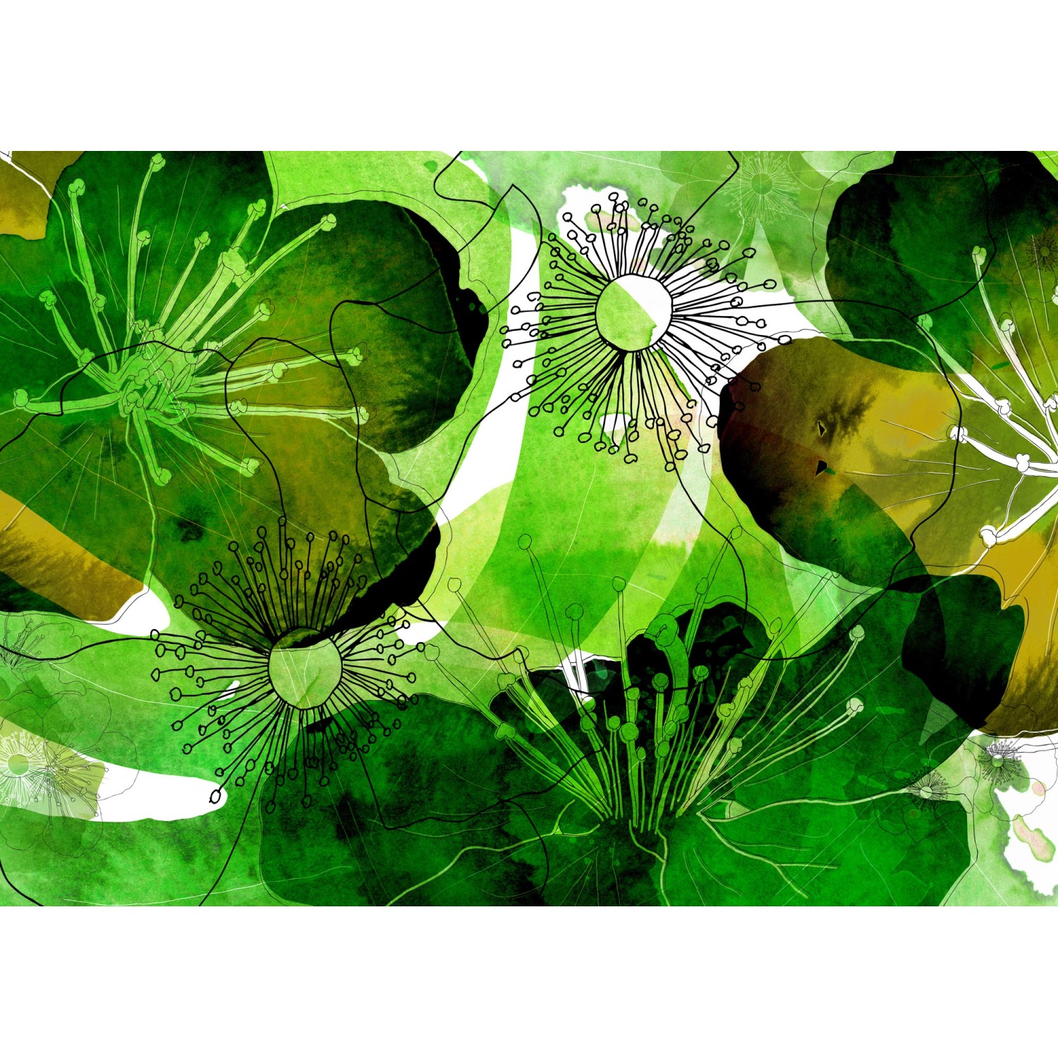 Komar Vliesová fototapeta Aquarell 350 x 250 cm