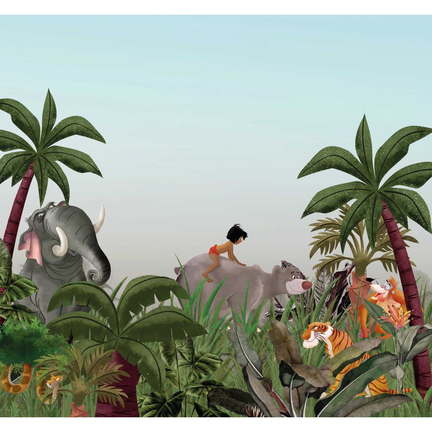 Komar Vliesová fototapeta Jungle Book 300 x 280 cm