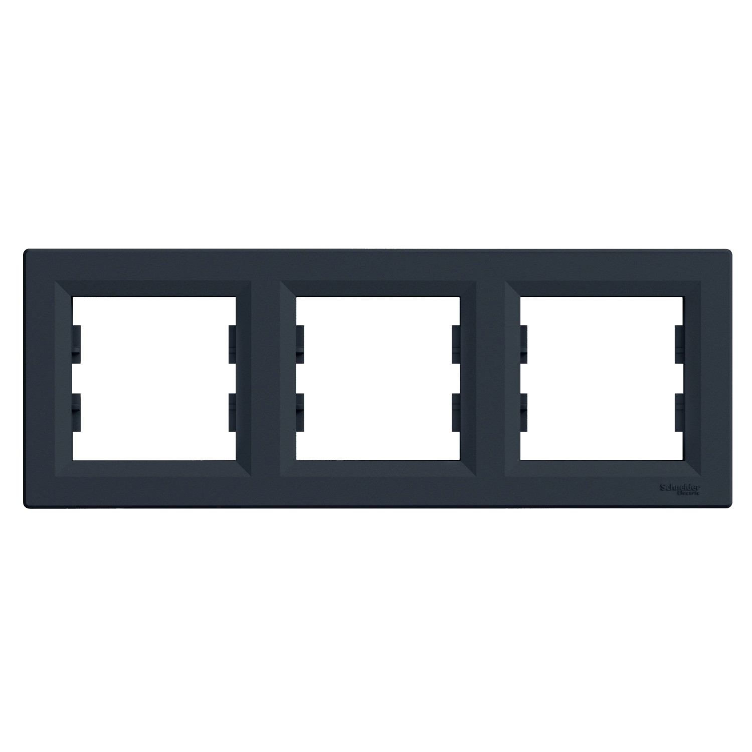 Schneider Electric Krycí rámeček 3-násobný Asfora, antracit