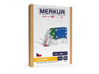 Merkur Dětská kovová stavebnice Mini ZOO - Nosorožec, 49 dílků