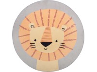 Dětský koberec Safari Adventure potisk lva, pr. 100 cm Dětský koberec Safari Adventure potisk lva, pr. 100 cm