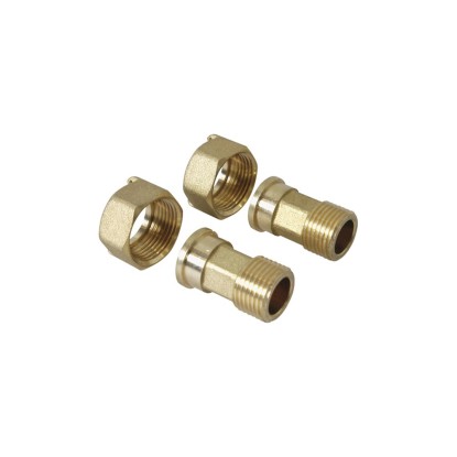 Šroubení k vodoměru mosaz 1/2" sada (3/4" x 1/2")