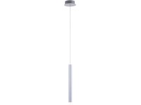 Just Light. Závěsné LED svítidlo Bruno, 3000K, 550lm, hliníková, pr. 12 x 120 cm