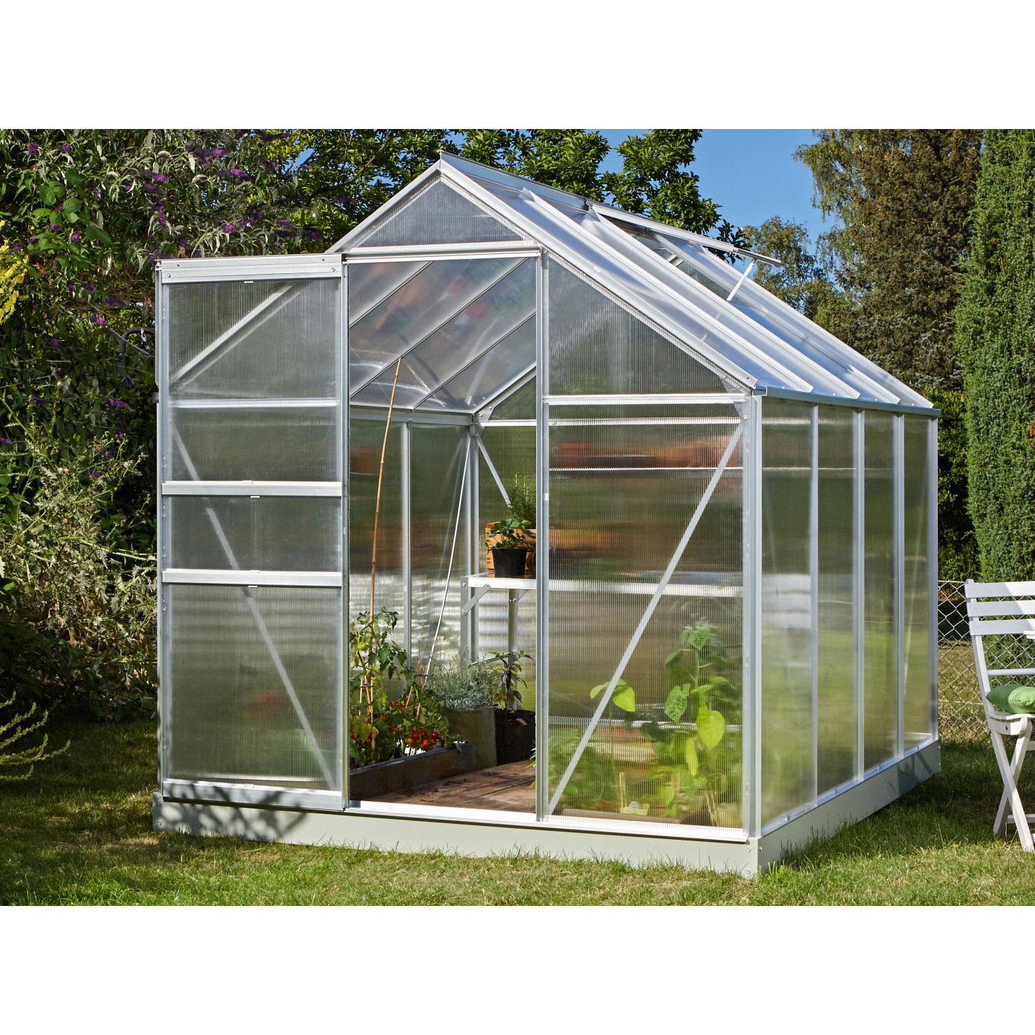 Vitavia Skleník Comet 5000, HKP 4 mm, hliník, 195 x 257 x 197 cm