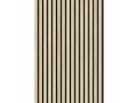 Denpanels Akustický panel ACU-Line MELAMIN dub sv. černá MDF černá plsť 260x60cm Denpanels Akustický panel ACU-Line MELAMIN dub sv. černá MDF černá plsť 260x60cm