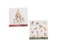 Boltze Papírové ubrousky Barney různé druhy 20 ks