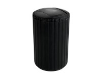 Allstar Koš s výkyvným víkem Minas černý 3 l