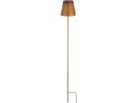Dekorativní solární LED zápich lampa, měděná, IP44, 90 cm