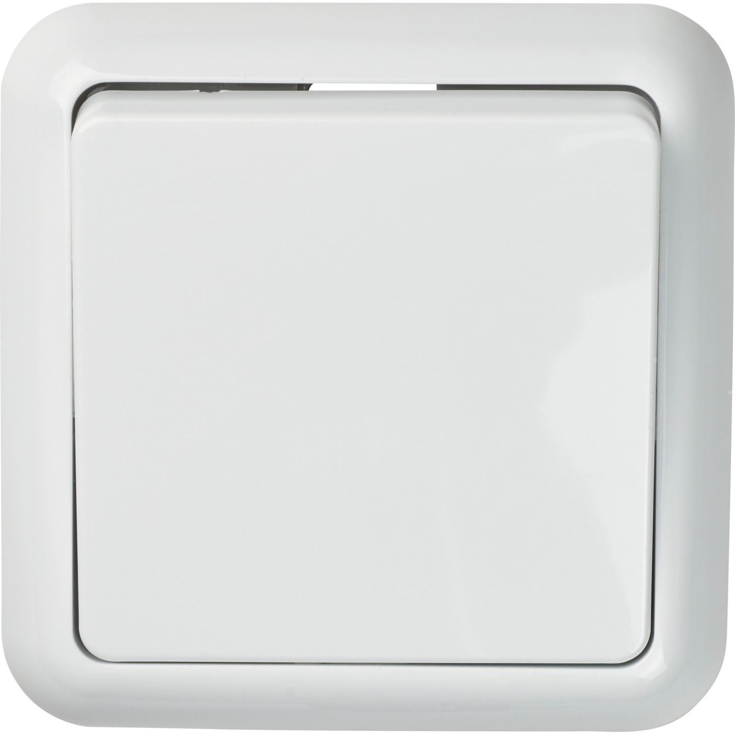 OBI Tlačítko Penelope neutrální polárně bílé včetně rámečku