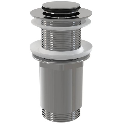Alca Výpust umyvadlová A394 CLICK/CLACK 5/4" bez přepadu, kov, malá zátka