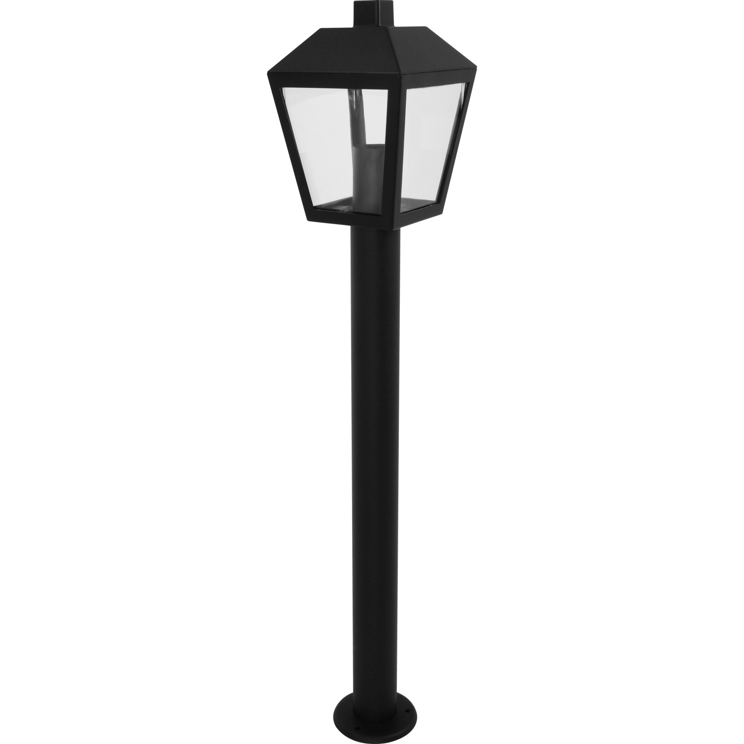 Venkovní osvětlení cest Vigevano, černá, 15 x 80 cm