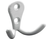 Hettich Věšák Classic z tlakově litého zinku bílý 54 x 44 x 24 mm