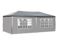 Party stan Mazeppa bílo zelený 260 x 584 x 295 cm * Party stan Mazeppa bílo zelený 260 x 584 x 295 cm *