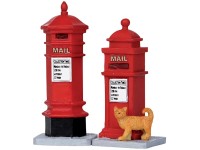 Lemax Vánoční dekorace poštovní schránka 2dílná sada