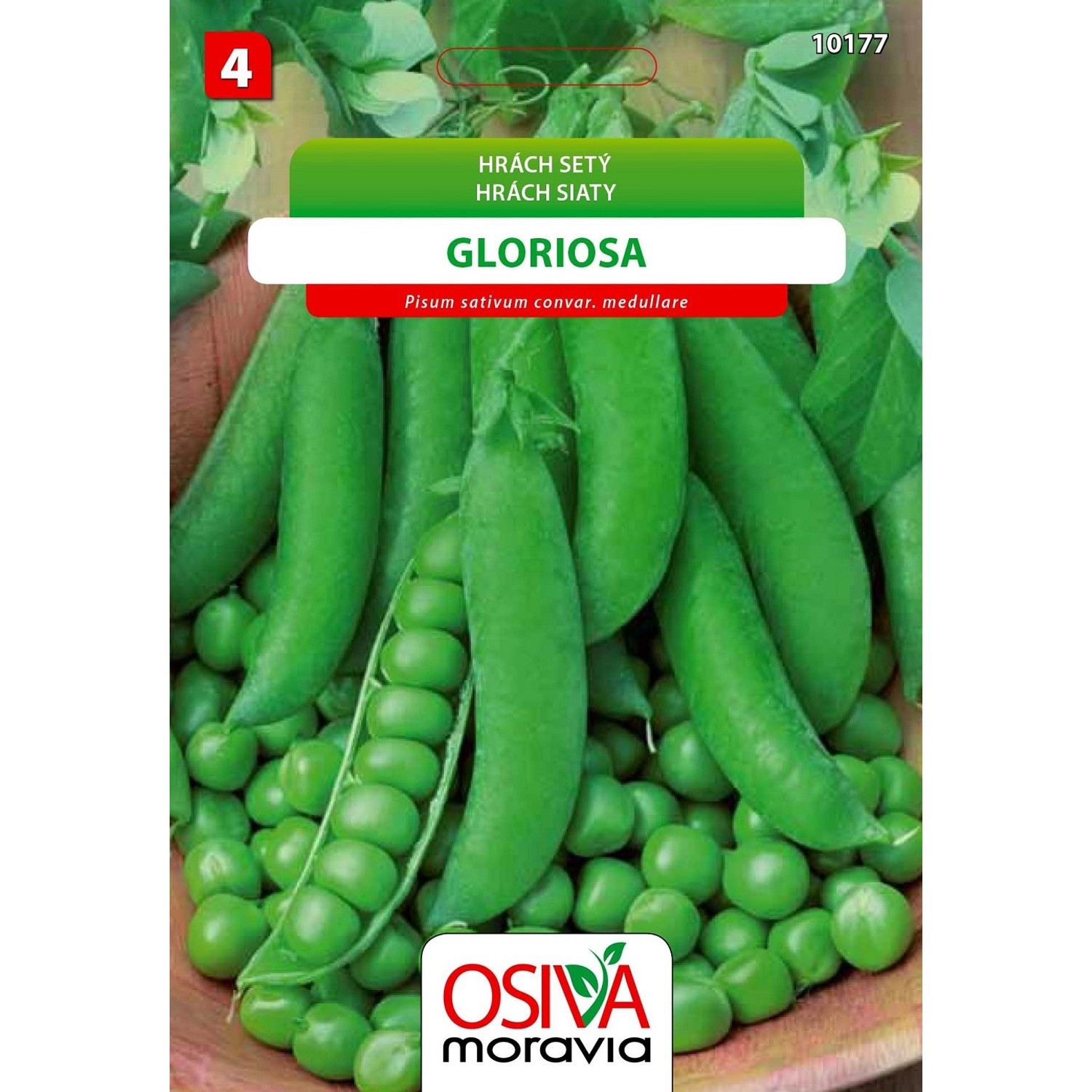 Semínka Hrách setý Gloriosa (Pisum sativum L. convar. medullare)
