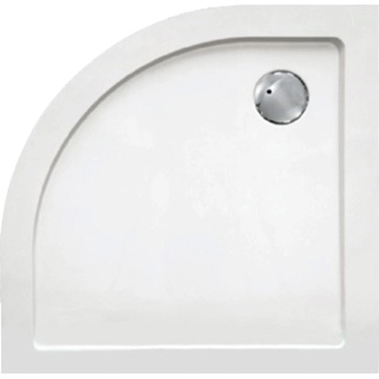 Sanotechnik Rohová sprchová vanička SMC SC9090R, čtvrtkruh, 90 x 90 x 3,5 cm