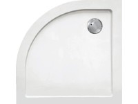 Sanotechnik Rohová sprchová vanička SMC SC9090R, čtvrtkruh, 90 x 90 x 3,5 cm