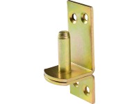 Šroubovací závěsný čep D1, žlutě pozinkovaný, 80 mm x 30 mm, Ø 10 mm