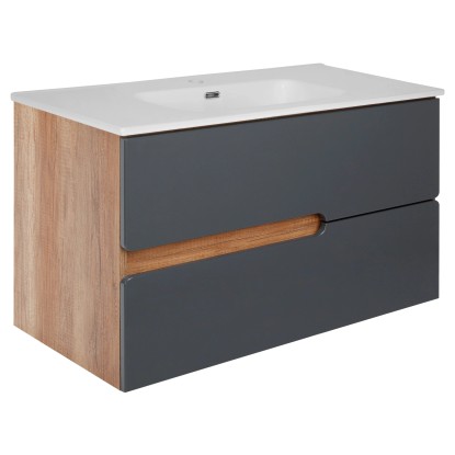 A-Interiéry Koupelnová skříňka SUZI CA 100 s umyvadlem, 1020 x 560 x 470 mm