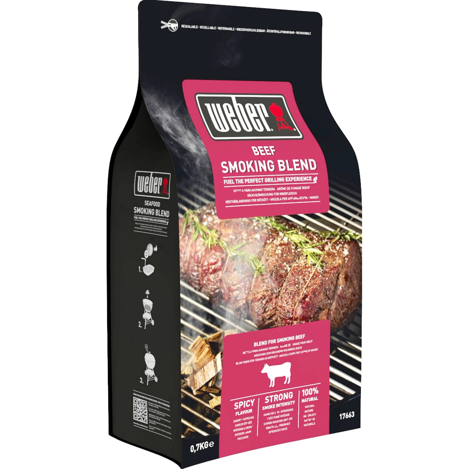 Weber Udicí lupínky na hovězí maso, 700 g 17663
