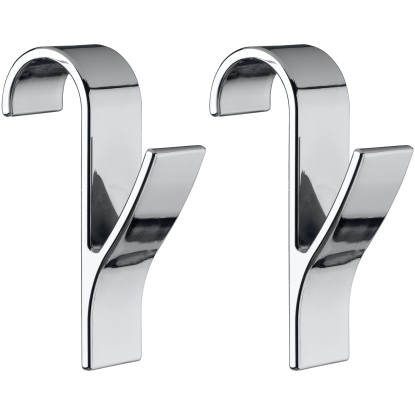 Wenko Háček pro radiátor na ručníky chromovaný, 2 ks