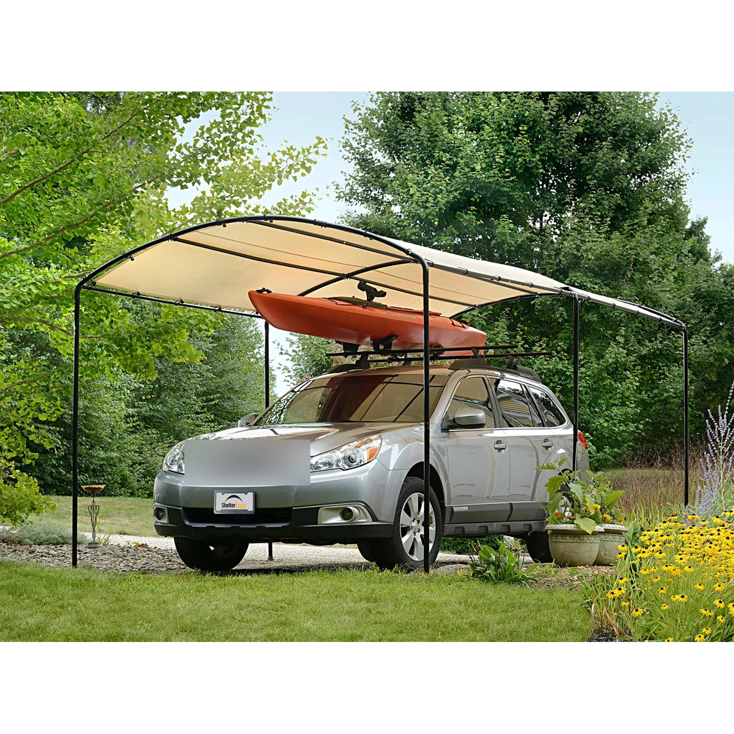 Přístřešek na auto MONARC 270 x 490 cm koupit v OBI