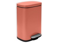 Spirella Nášlapný odpadkový koš Akira, terakotová matná, 5 l