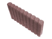 Semmelrock Palisádový obrubník Randfix, červená, 47 x 25 x 6 cm Semmelrock Palisádový obrubník Randfix, červená, 47 x 25 x 6 cm