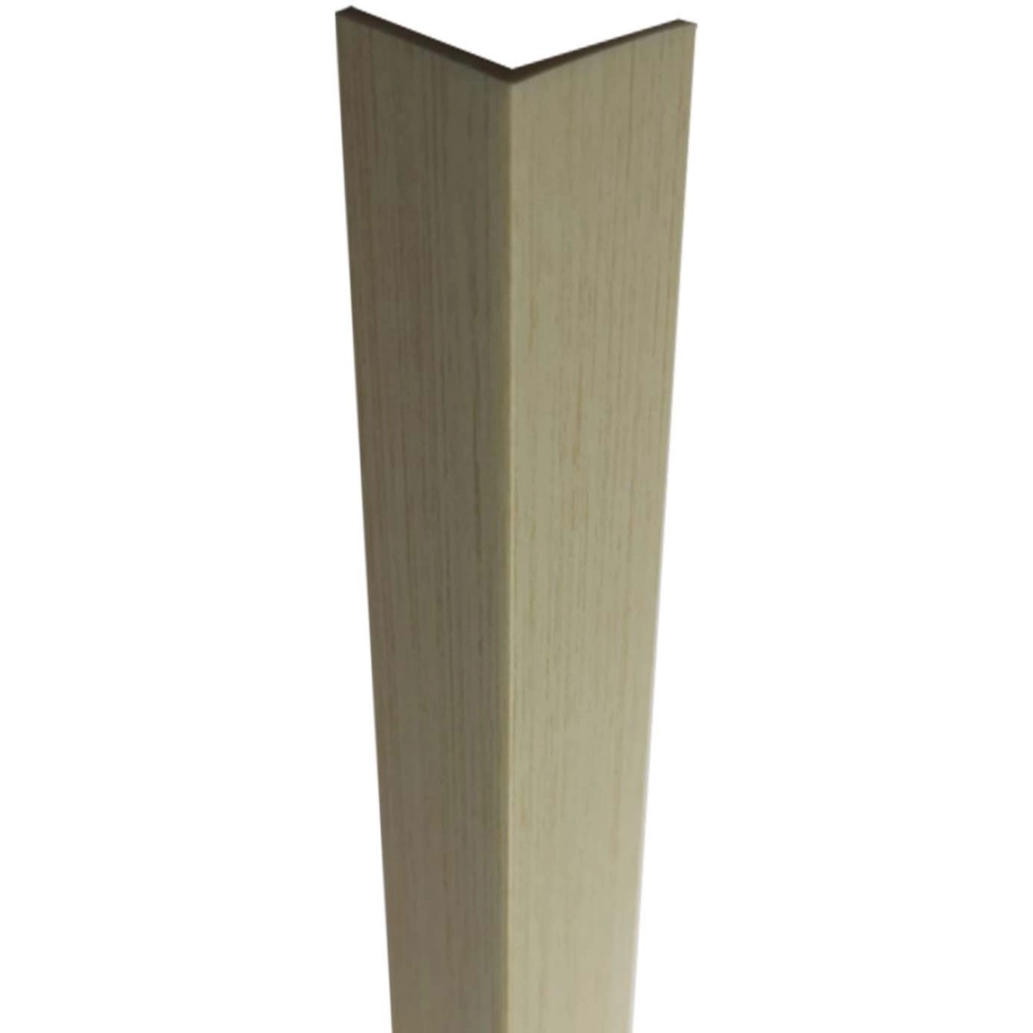 Arcansas Úhlový profil PVC imitace dřeva, světlý, 20 x 20 x 1000 mm