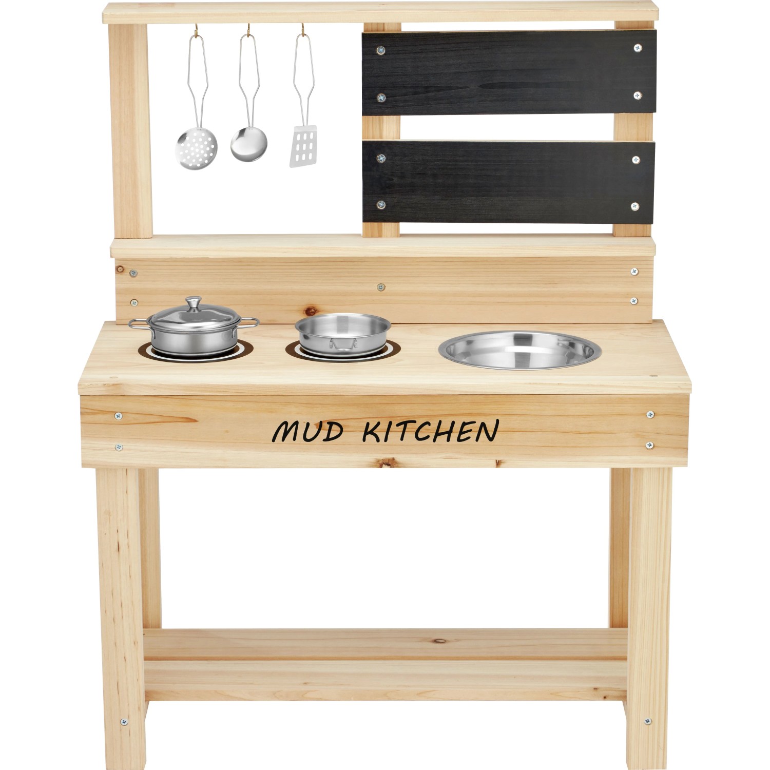 Dětská dřevěná zahradní kuchyňka 60 x 30 x 75 cm