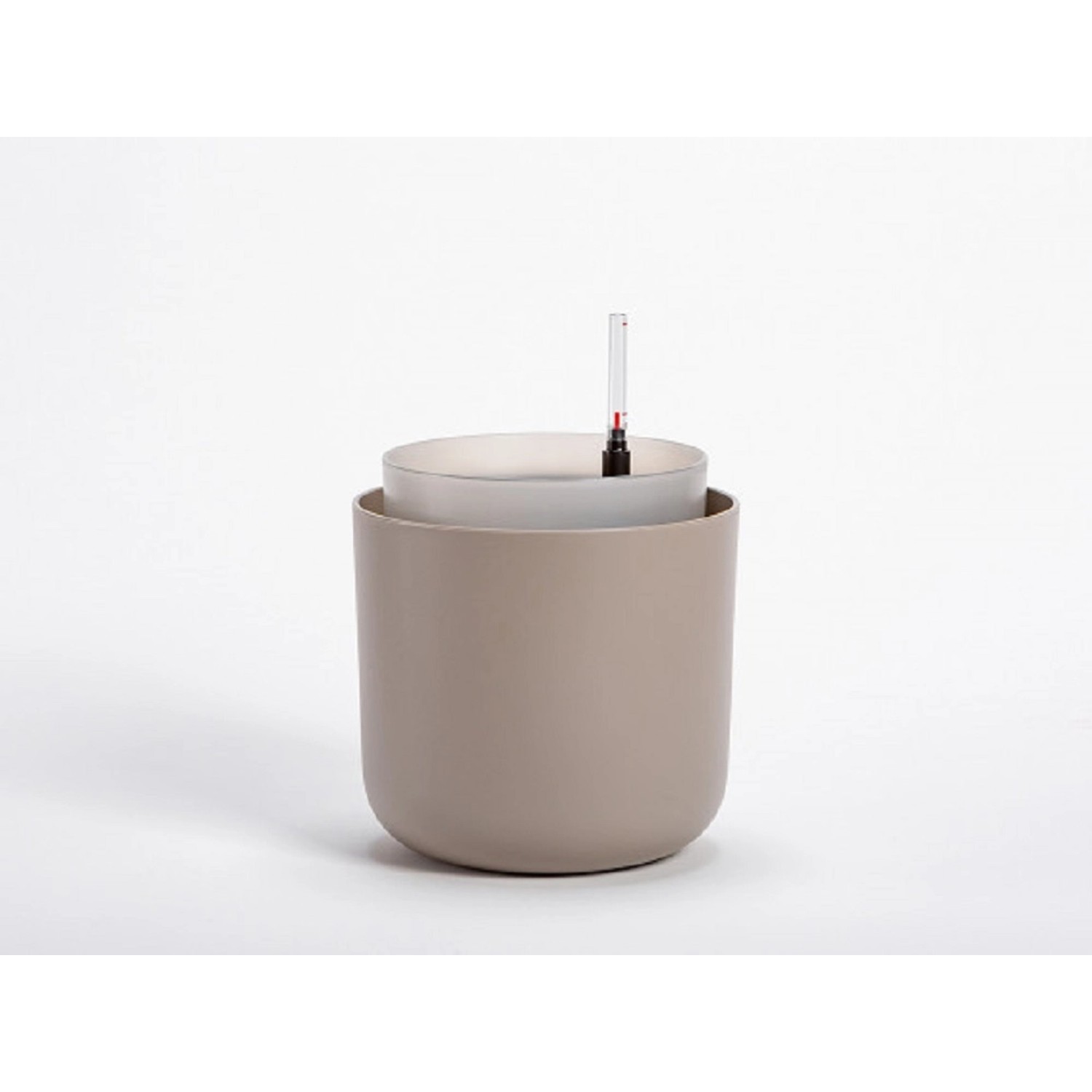 Plastia Samozavlažovací květináč Tolita taupe pr. 19 cm